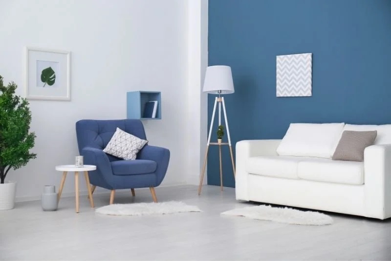 Karaburun salon iç cephe boyama örneği
